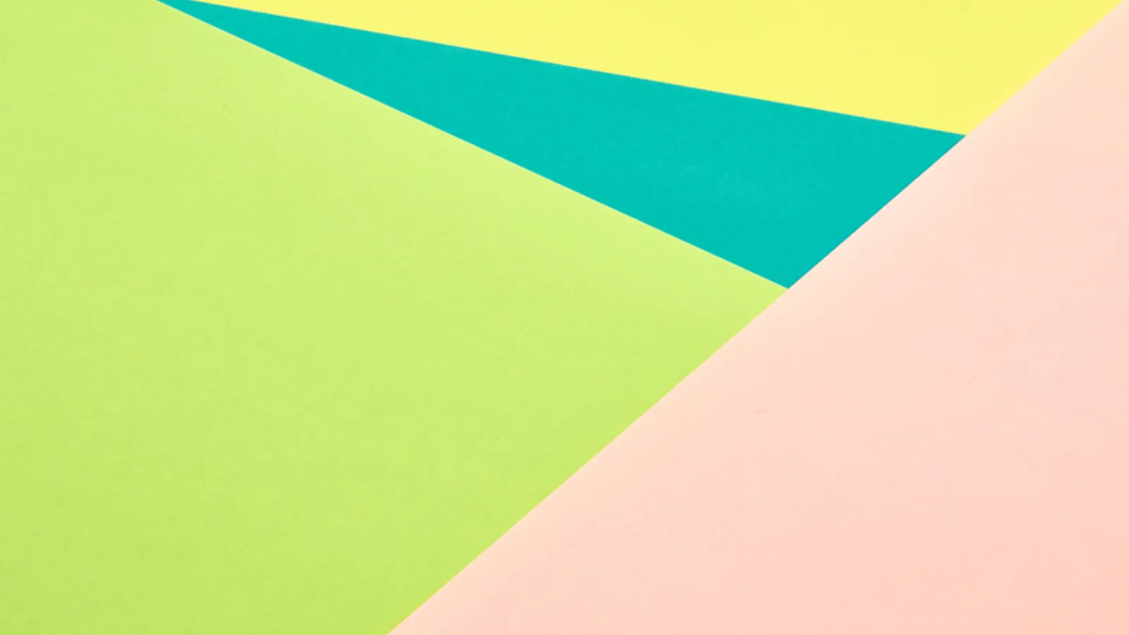 Sheets of colored paper overlapping